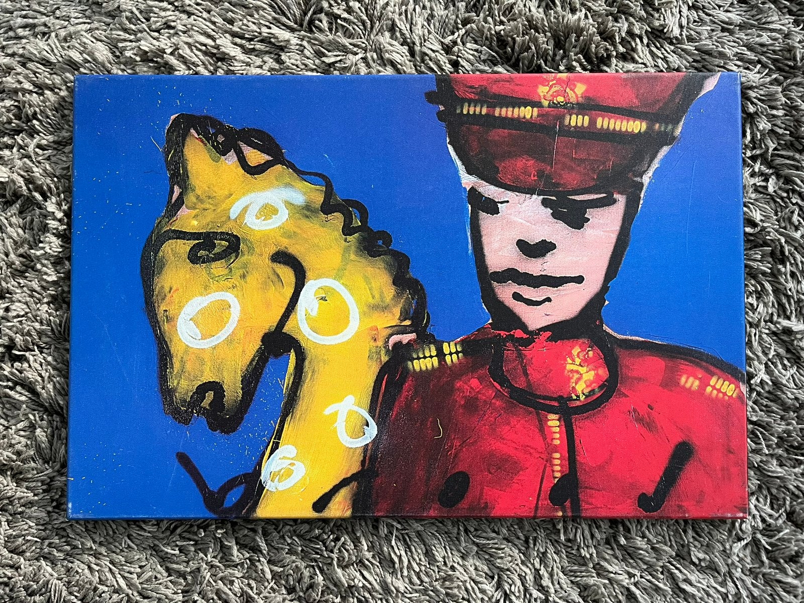 Herman Brood artprint op canvas limited edition!, Ophalen of Verzenden