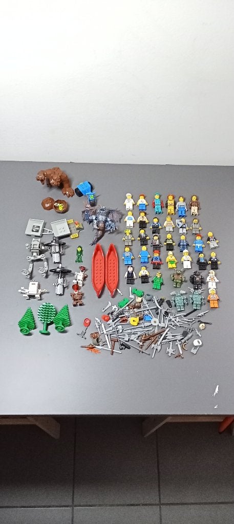 Lot figurines et accessoires  Lego, Lego, Accessoire, Minifigurines incluses, Comme neuf