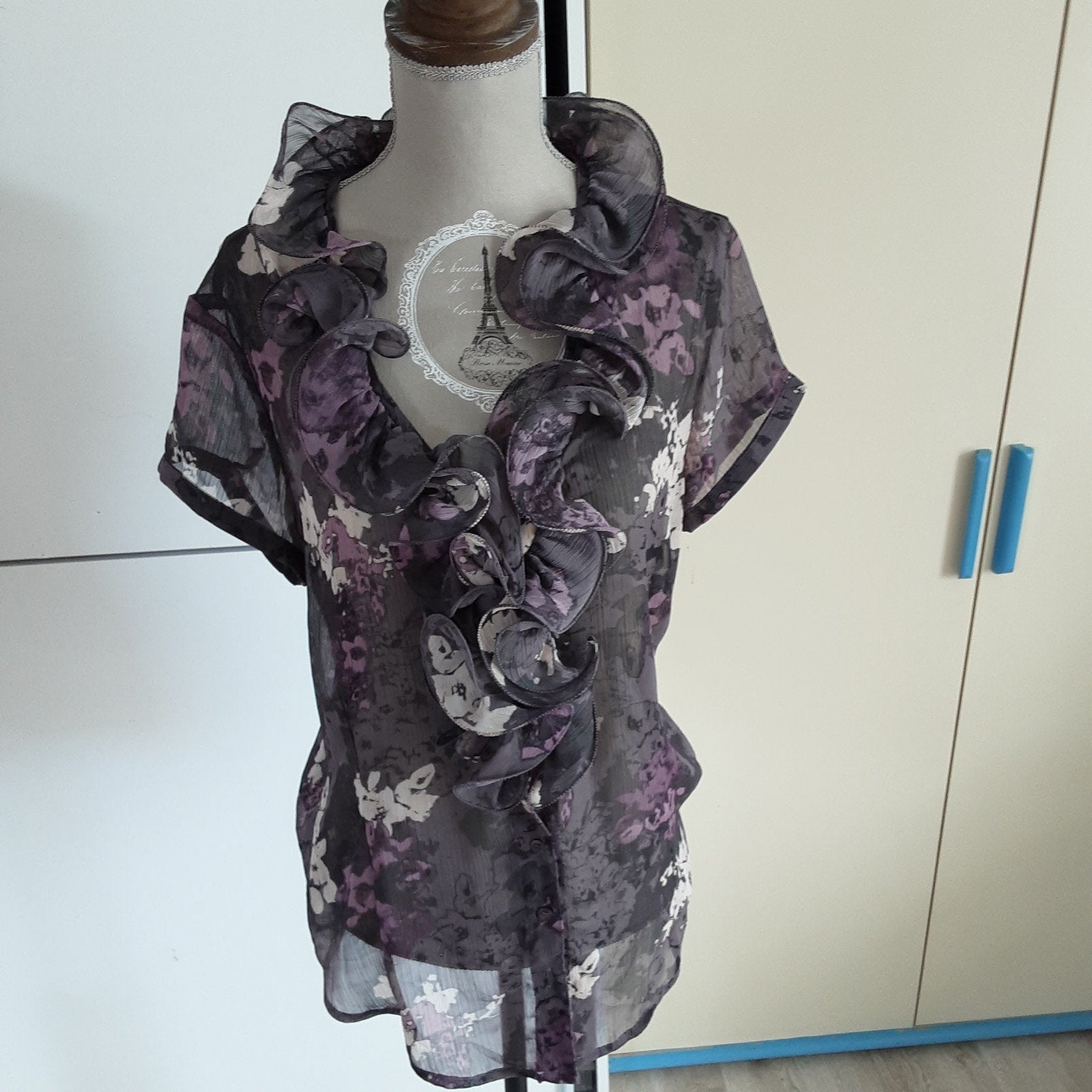 fijn feestelijk bloesje mt 42 Jbc, Kleding | Dames, Ophalen of Verzenden
