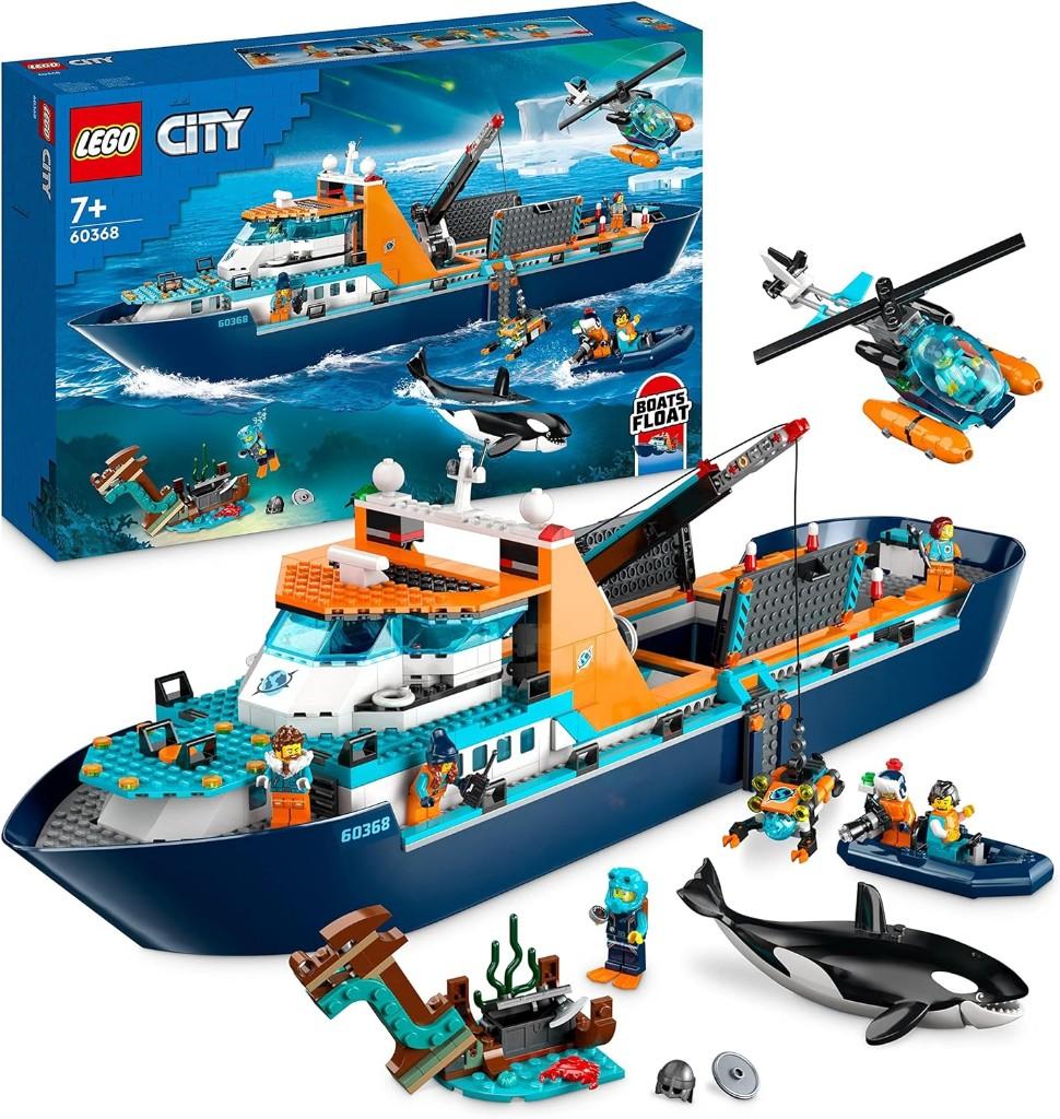 Neuf Lego City - Le navire d’exploration arctique (60368), City, Lego, Nieuw, Ophalen of Verzenden