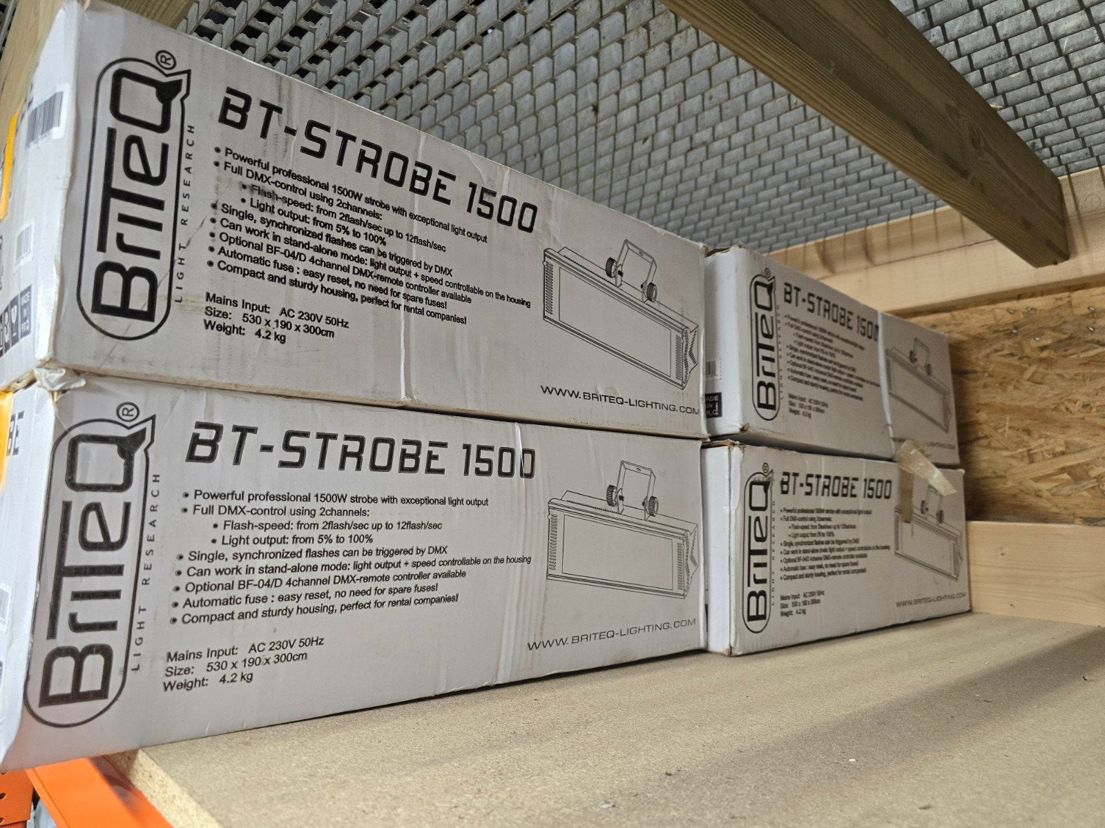 Stroboscoop  van briteq als nieuw, Musique & Instruments, Enlèvement