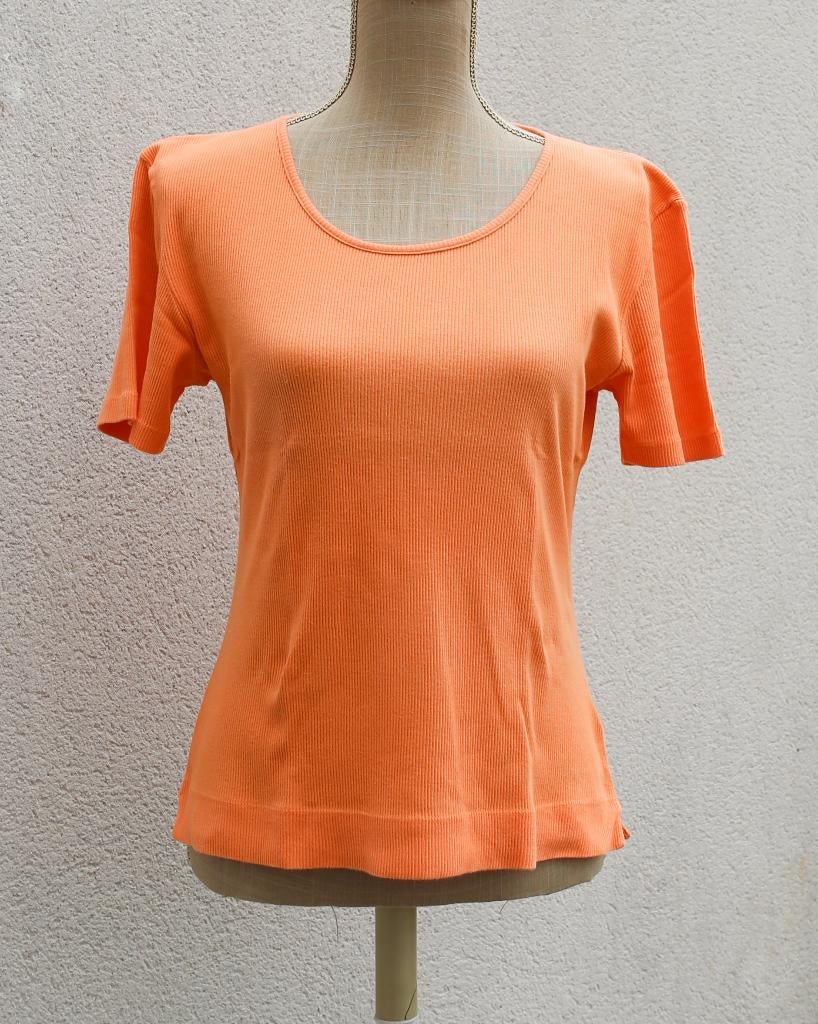 Tshirt orange Gérard Darel T3 (L/XL), Taille 38/40 (M), Enlèvement ou Envoi, Comme neuf, Orange