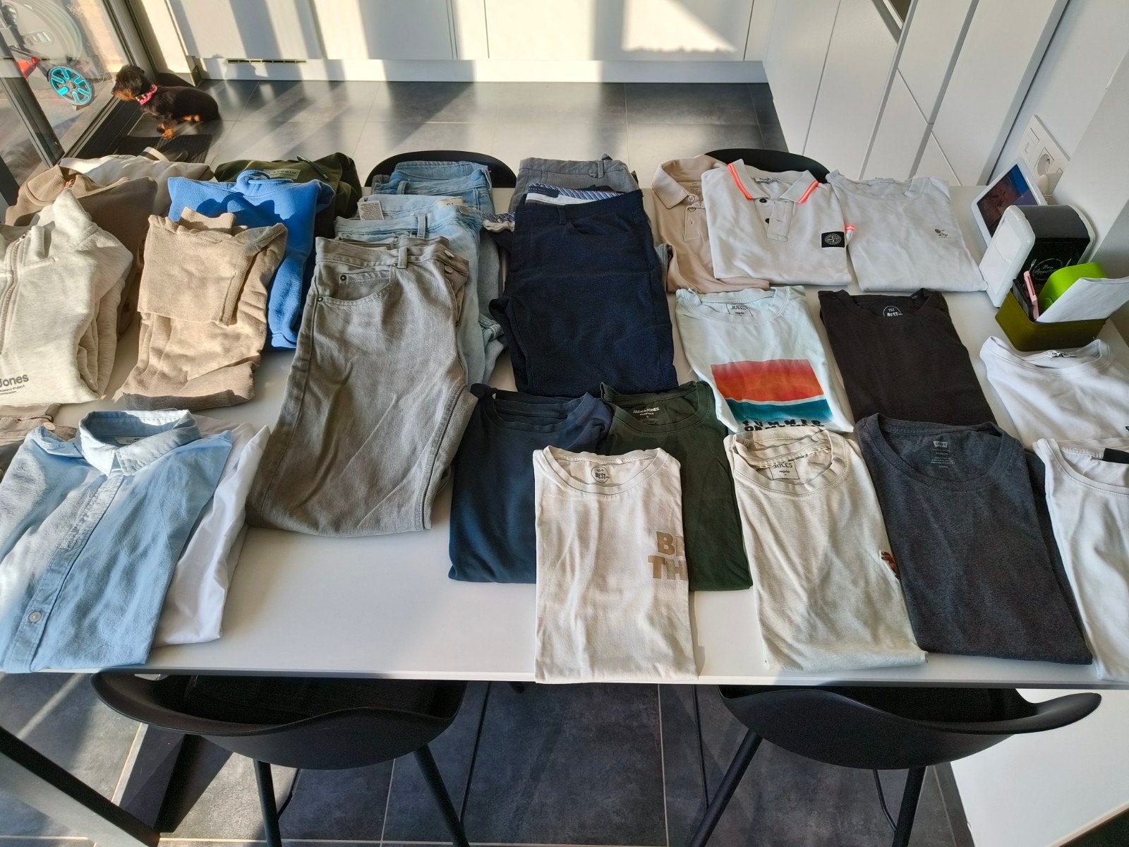 volledige uitzet (27 stuks) jongen 14 jaar, mt 176 / S / M, Ophalen, Gebruikt, Jongen