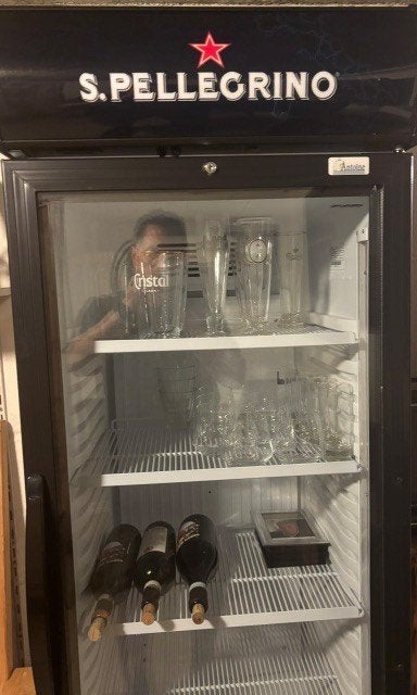 S.Pellegrino Horeca Koelkast, Ophalen, Zonder vriesvak, 160 cm of meer, Zo goed als nieuw