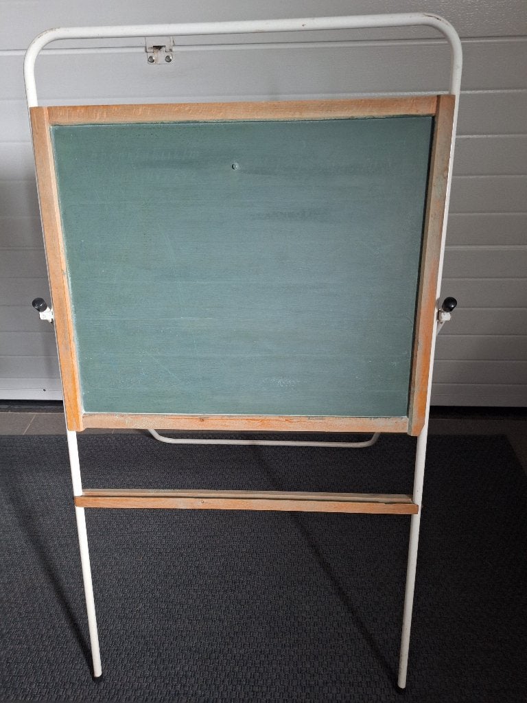 Vintage schoolbord uit jaren 60, Ophalen