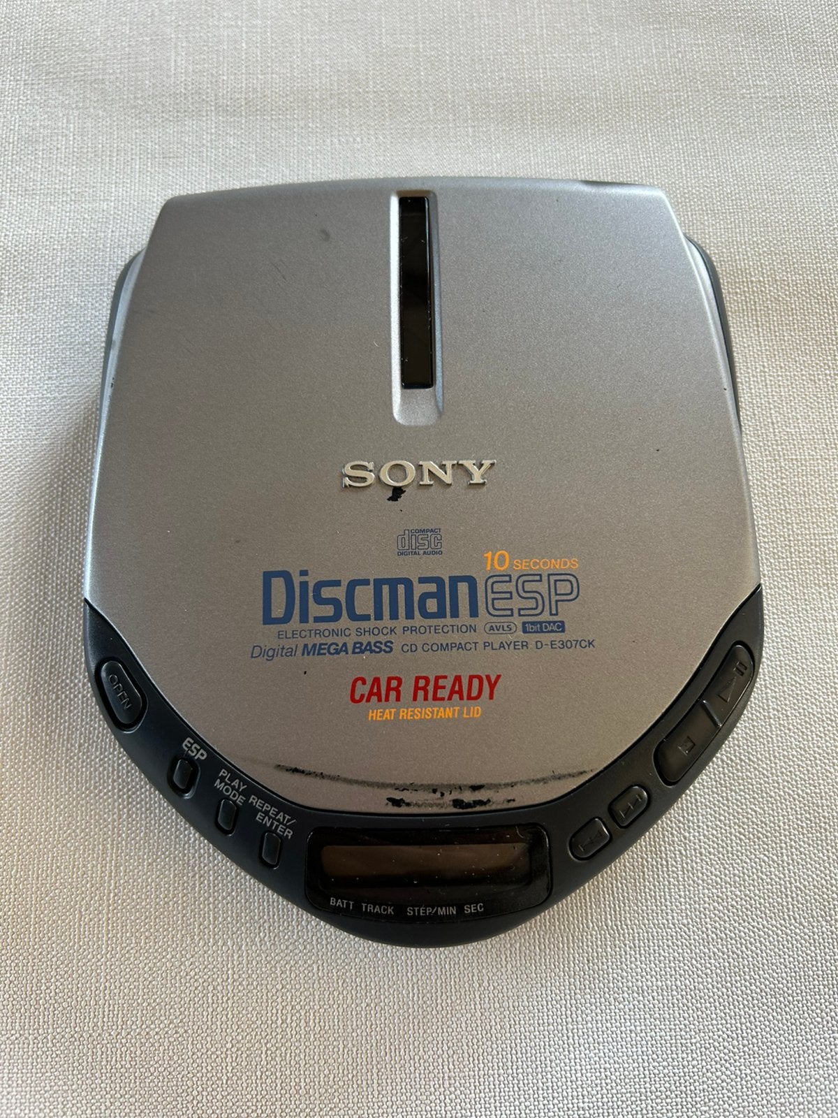 Sony D-307CK Discman - Vintage CD-speler, Audio, Tv en Foto, Ophalen of Verzenden, Discman