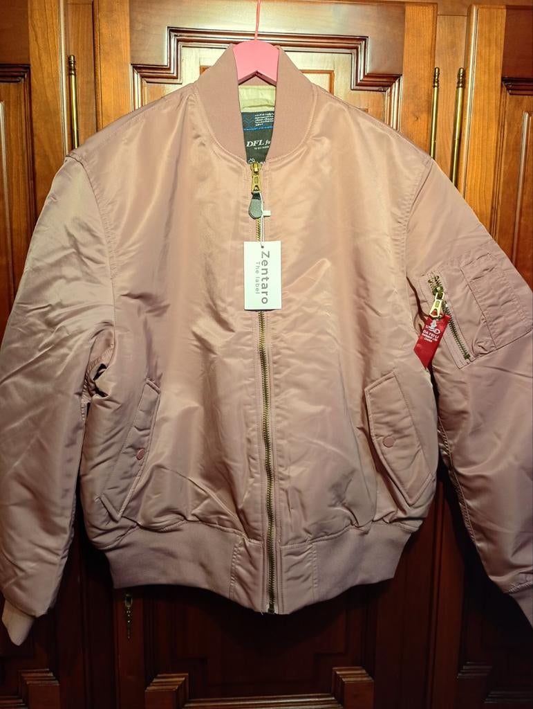 Roze bomerjack, Ophalen of Verzenden, Nieuw, Maat 56/58 (XL), Roze