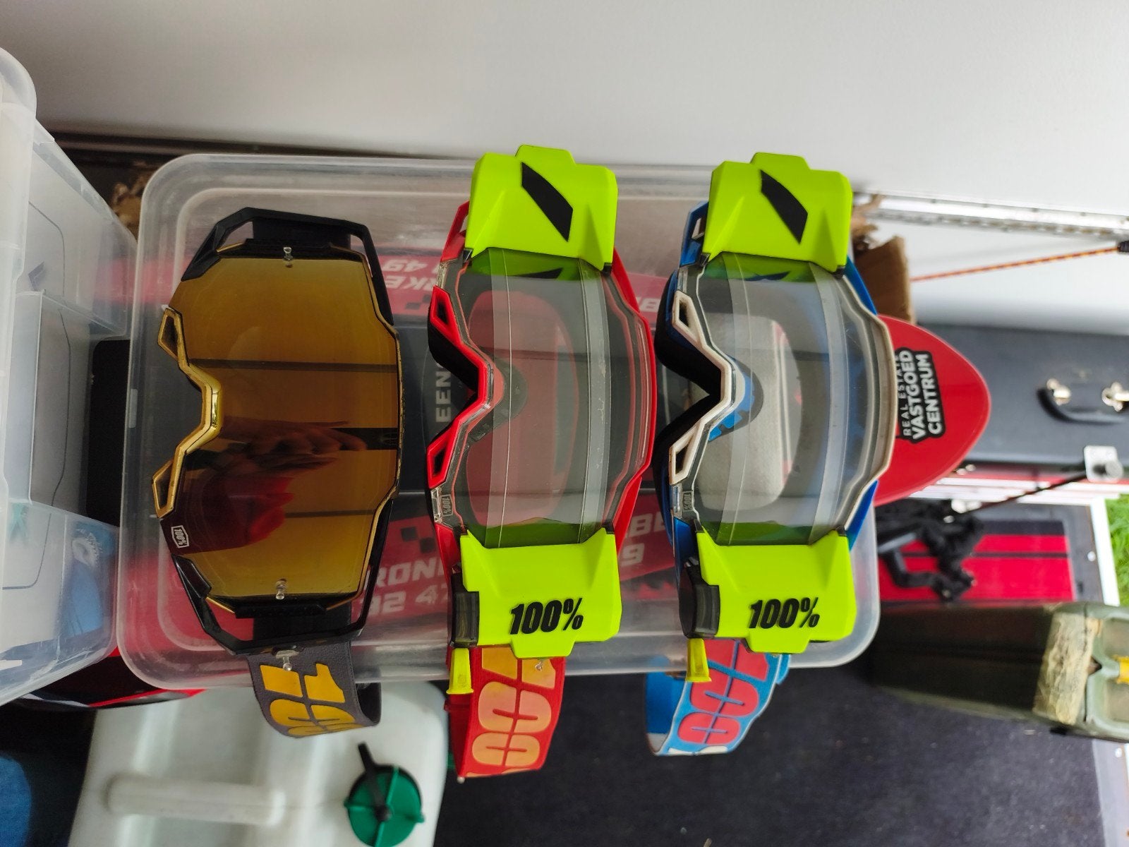 100% armega crossbrillen, Motoren, Ophalen of Verzenden