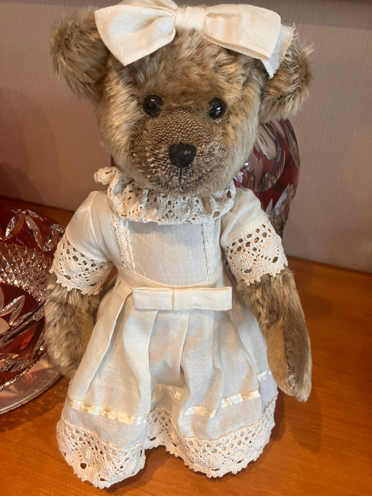 Mohair teddybeer, Ophalen of Verzenden, Zo goed als nieuw