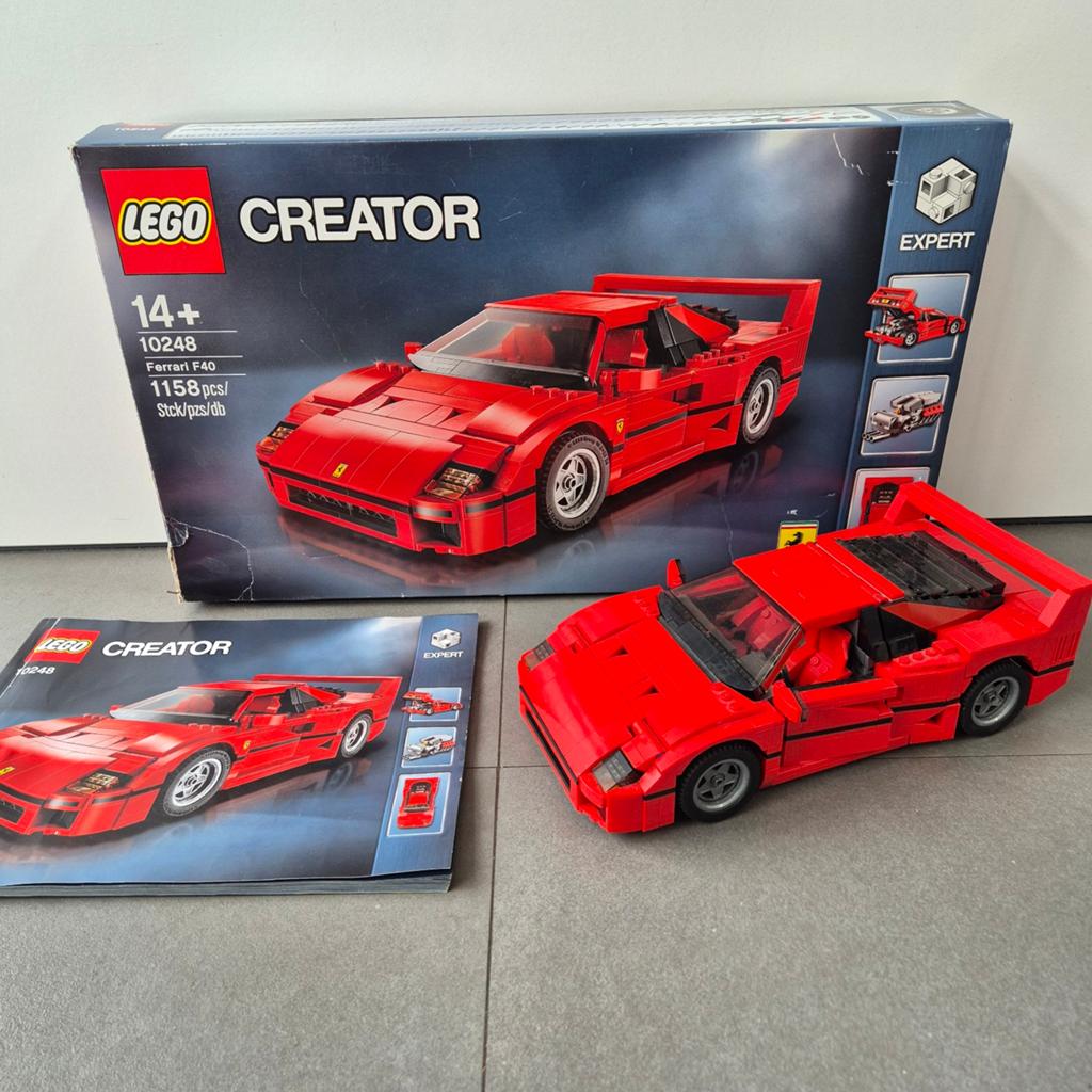 Lego 10248 Ferrari F40, Enlèvement, Complet, Lego