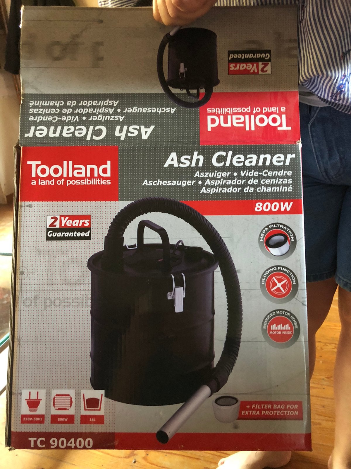 Ash cleaner, Ophalen, Zo goed als nieuw