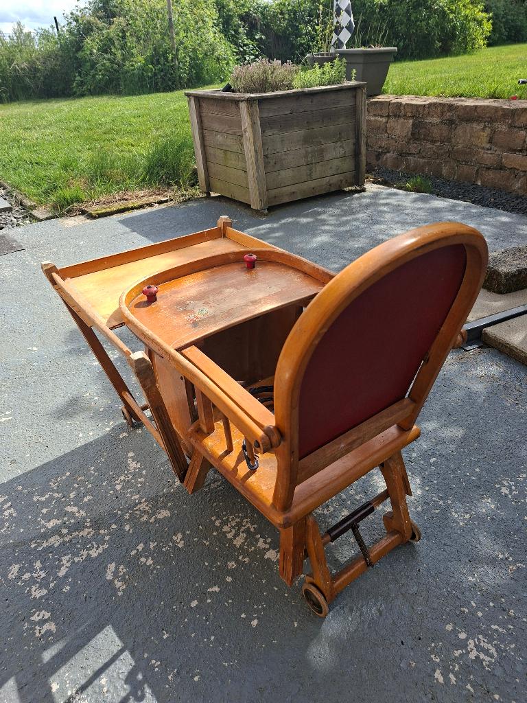 Antiquité chaise bébé, Enfants & Bébés, Enlèvement, Utilisé, Autres types