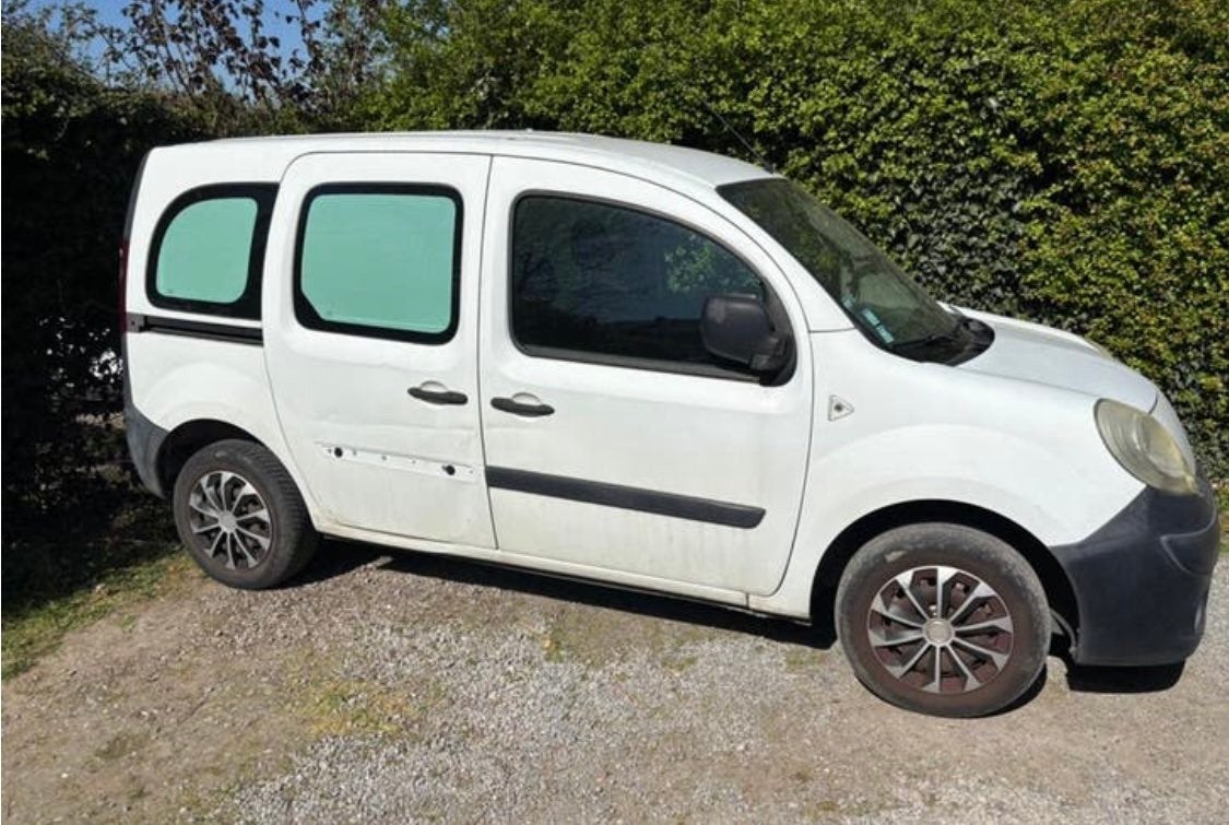 Renault kangoo 2 long chassis 2009, Auto's, Renault, Particulier, Kangoo, Diesel, Wit, Voorwielaandrijving, Ophalen