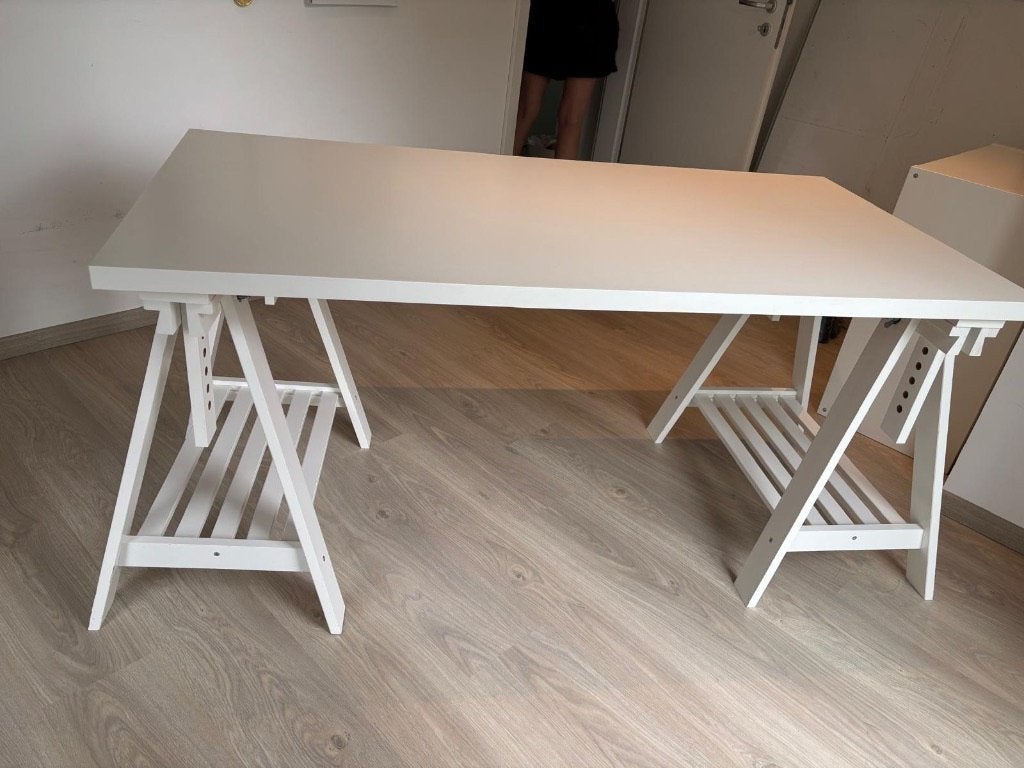 bureau Ikea, Maison & Meubles, 160 cm, Bureau d'ordinateur, Classique, Utilisé