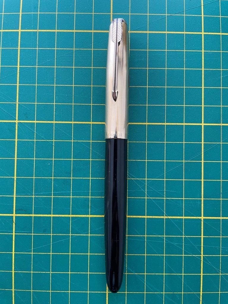 Parker 51 Vacumatic Black Fountain pen, Verzamelen, Ophalen of Verzenden, Parker