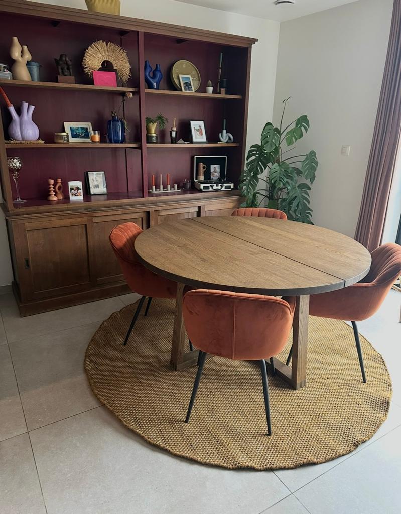 Ronde eettafel ikea, Huis en Inrichting, Ophalen, Zo goed als nieuw