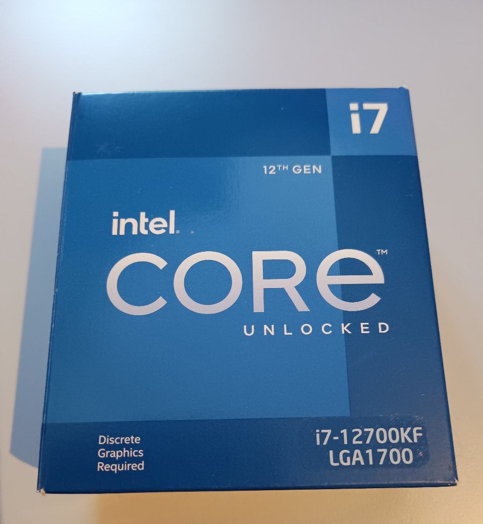 Intel I7 12700KF  CPU, Computers en Software, LGA1700, Ophalen of Verzenden, Zo goed als nieuw, 4 Ghz of meer