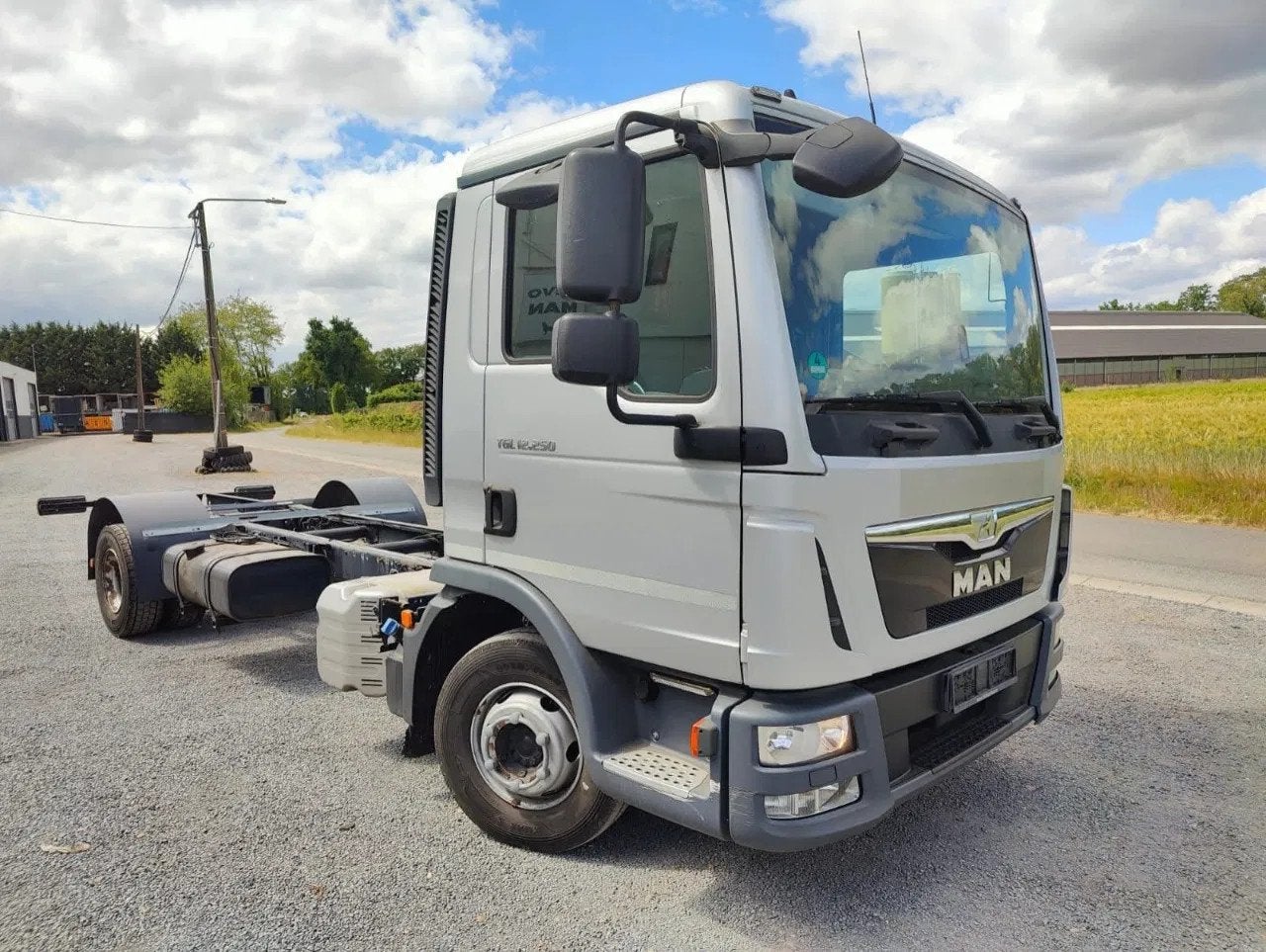 MAN TGL 12.250 Chassis cabine Euro6, Autos, Camions, Entreprise, Achat, MAN, Diesel, Euro 6, Automatique, Argent ou Gris, Propulsion arrière
