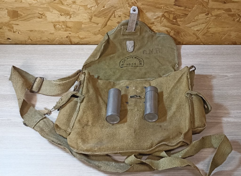 Musette masque anti gaz ANP 31 Armée Française 1940 WW2, Envoi, Armée de terre, Autres types