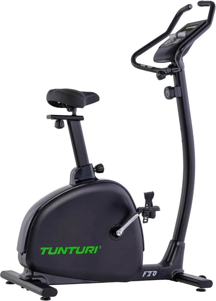 Hometrainer Tunturi Signature F20 met ruime op- en afstap., Enlèvement, Comme neuf, Métal, Vélo d'appartement
