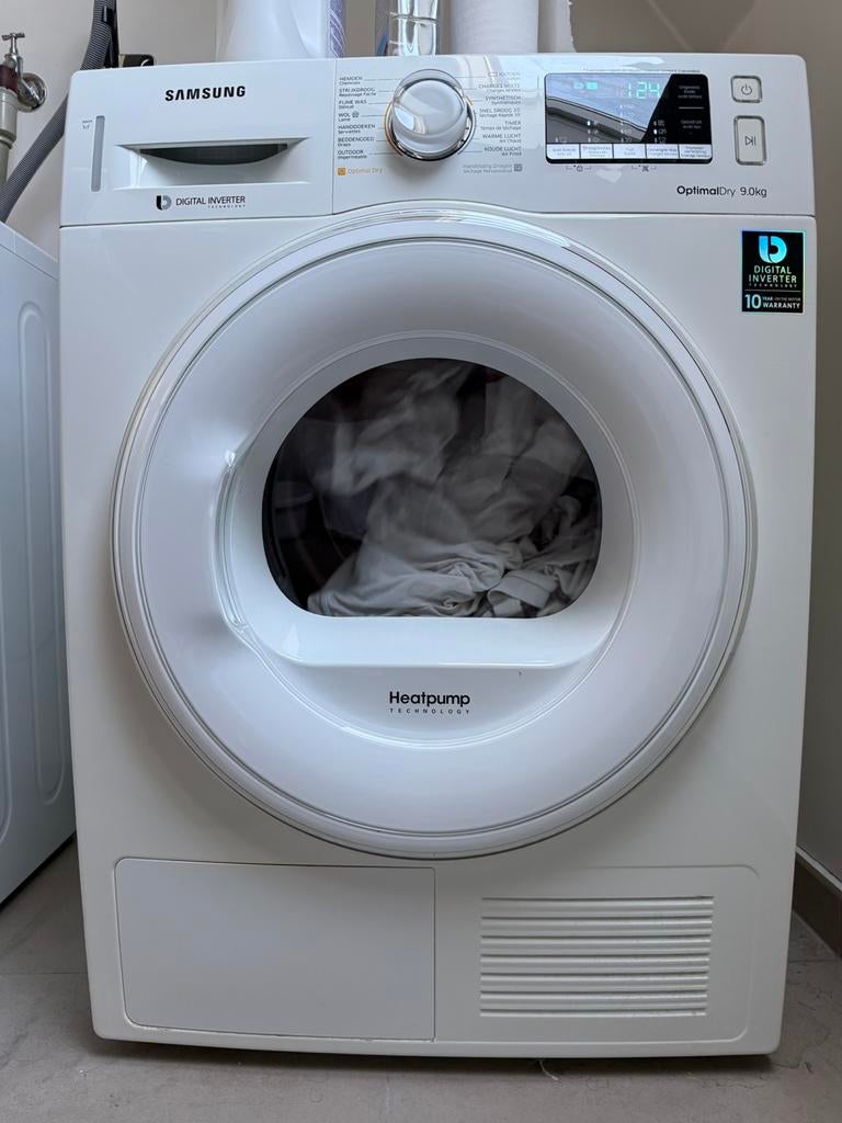 Droogkast Samsung weinig gebruikt 9kg, Elektronische apparatuur, Ophalen, Zo goed als nieuw