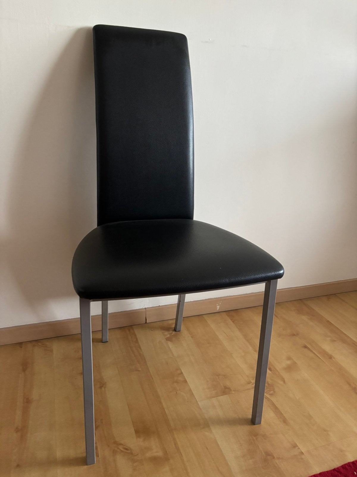 Stoelen eetkamer, Huis en Inrichting, Stoelen, Ophalen, Kunststof, Gebruikt, Zwart