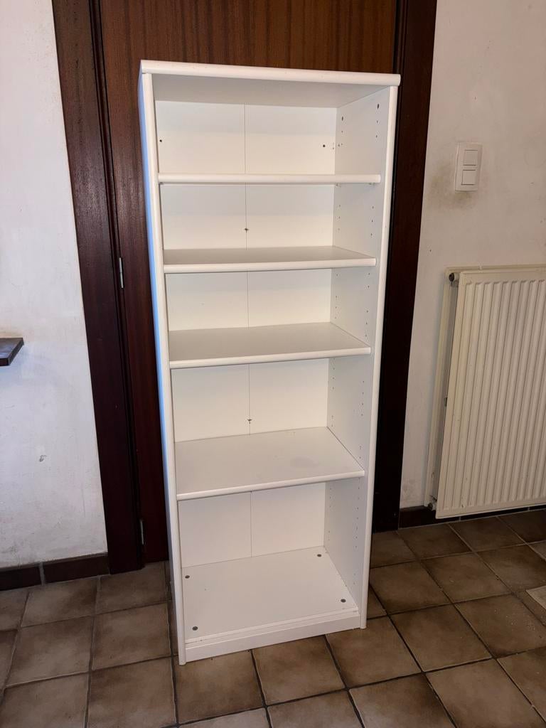 Boekkenkast wit, Ophalen, Met plank(en), 100 tot 150 cm, 50 tot 100 cm