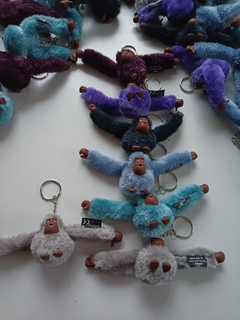 MI  38x Kipling sleutelhangers NIEUW alles samen +Levering, Enlèvement, Neuf, Peluche ou Figurine