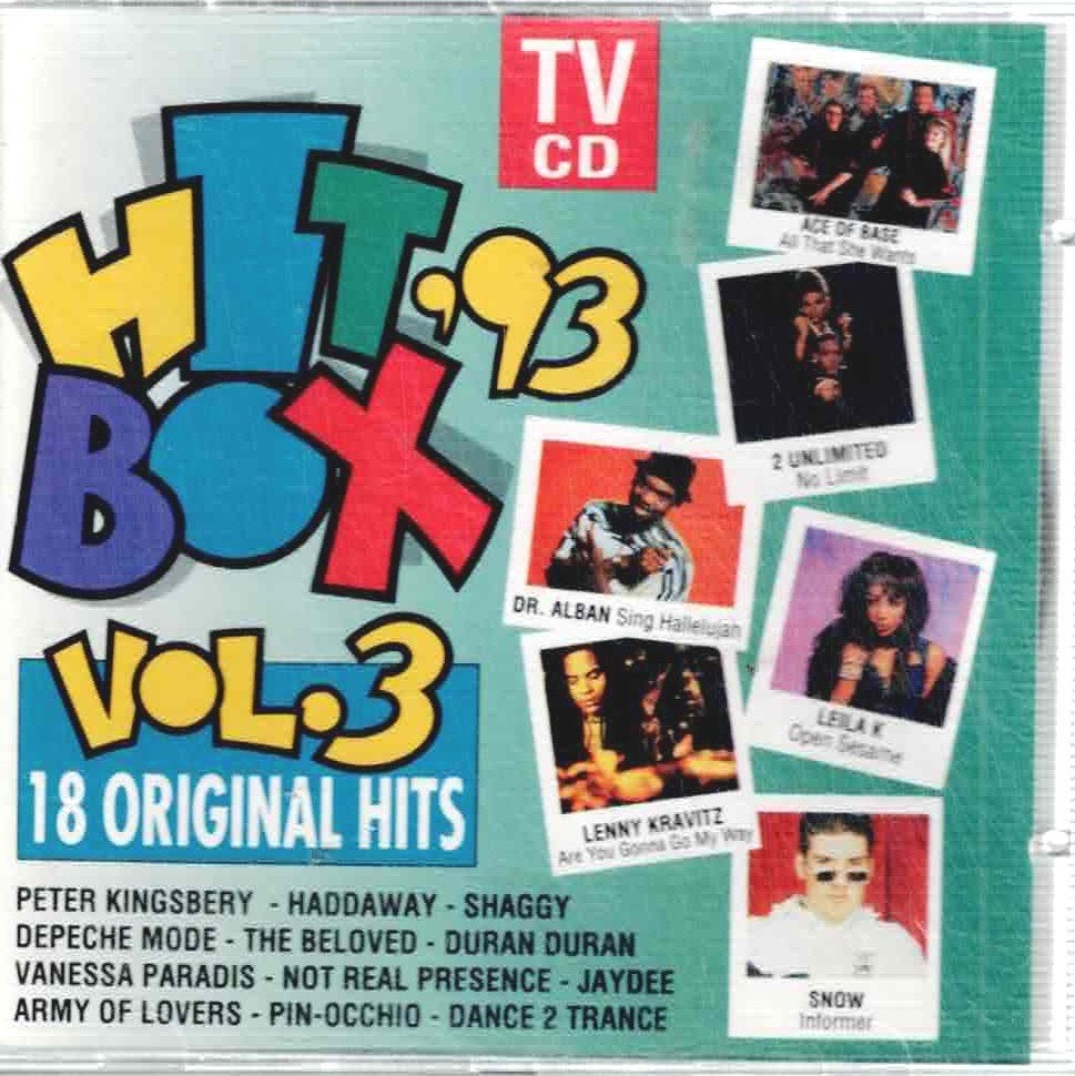 cd  /  Hitbox '93 Vol.3, Cd's en Dvd's, Cd's | Overige Cd's, Ophalen of Verzenden