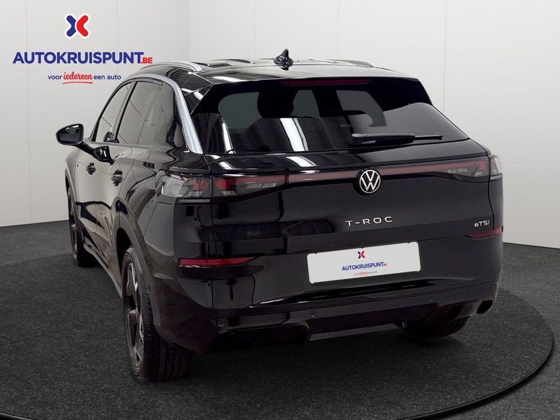Volkswagen T-Roc TSI OPF R-Line Ultimate DSG7, Auto's, Volkswagen, 4 cilinders, Leder en Stof, Zwart, 5 zetels