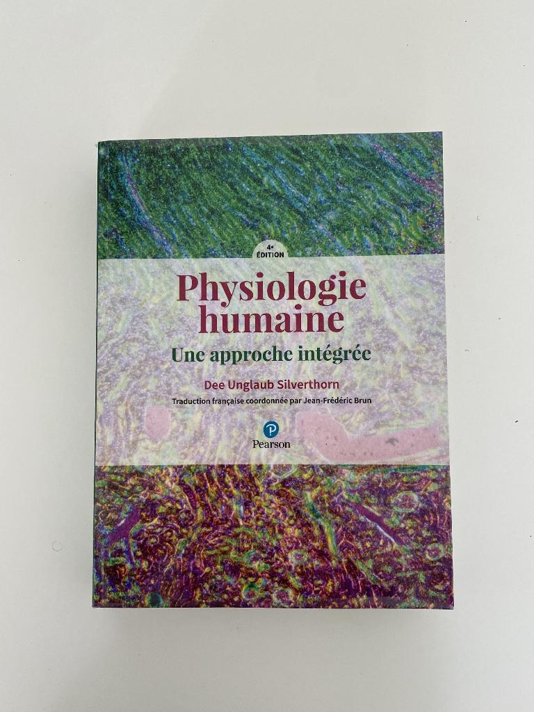 Livre : Physiologie humaine, 4ème édition, Boeken, Studieboeken en Cursussen, Ophalen of Verzenden, Zo goed als nieuw, Hoger Onderwijs
