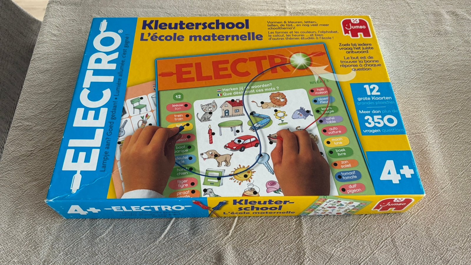 Jumbo Electro Kleuterschool – Educatief Spel (4+ Jaar), Ophalen, Zo goed als nieuw, Ontdekken