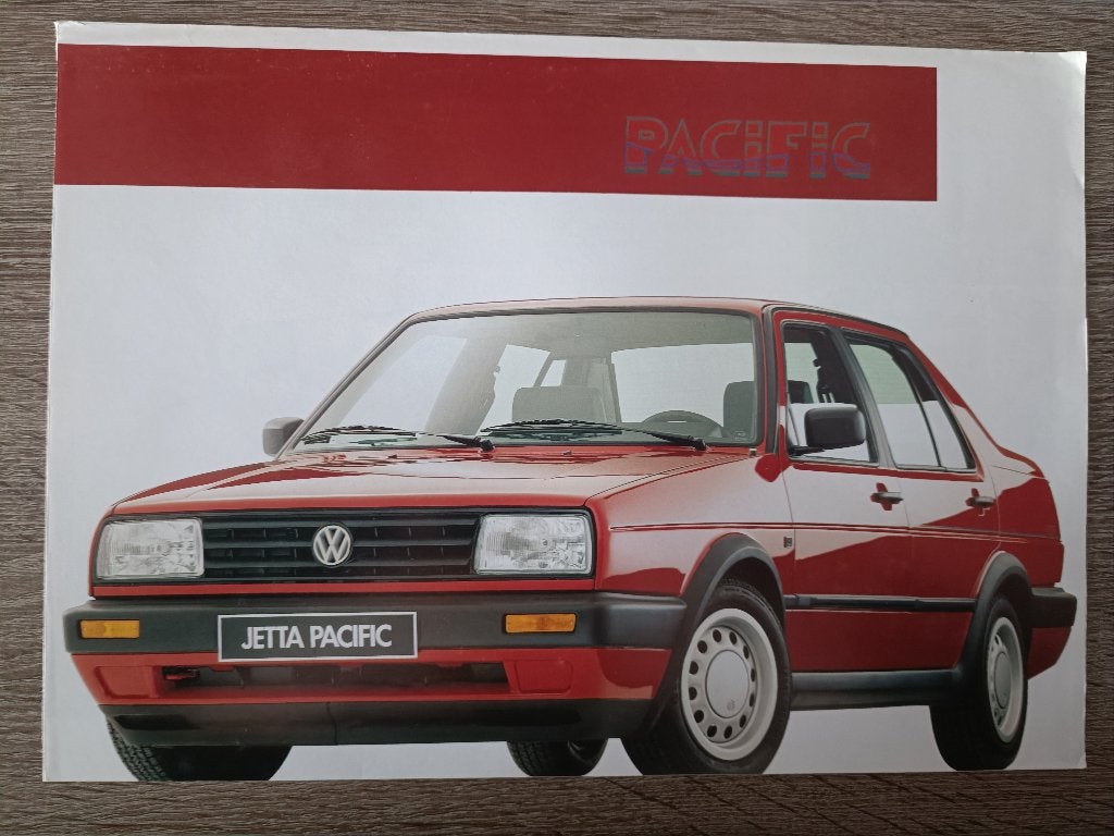 VW Jetta Pacific-catalogus - 04.1991, Verzenden, Zo goed als nieuw, Folder