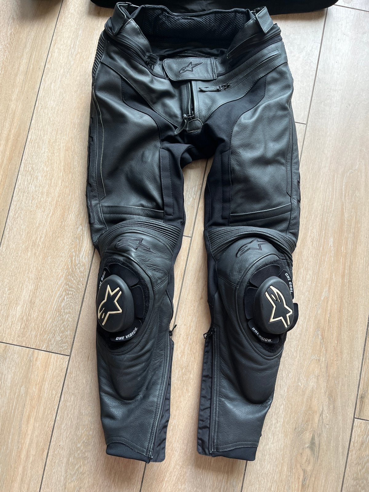 Pantalon de moto en cuir Alpinestars, Enlèvement ou Envoi, Seconde main, Hommes, Vêtements de motocross