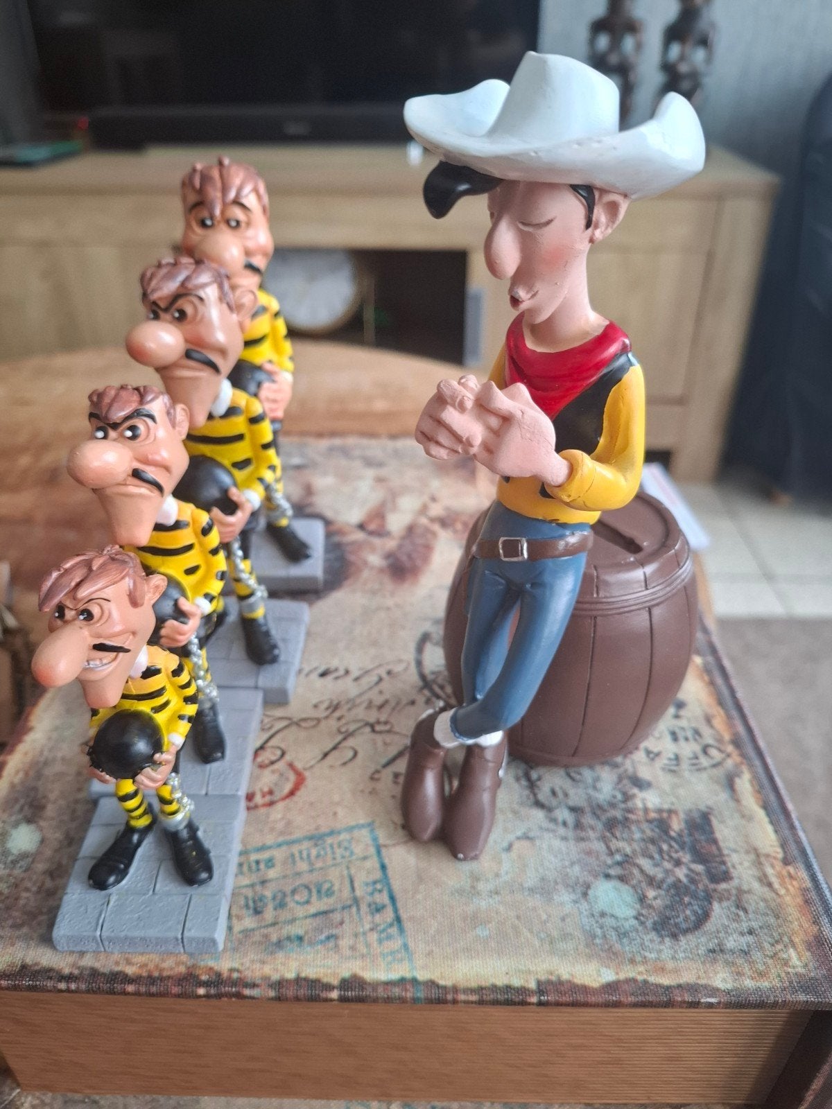 De daltons en lucky luck, Ophalen, Nieuw, Mens
