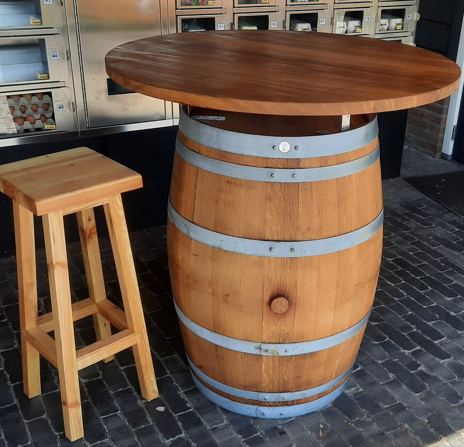 hangtafel , statafel, Ophalen