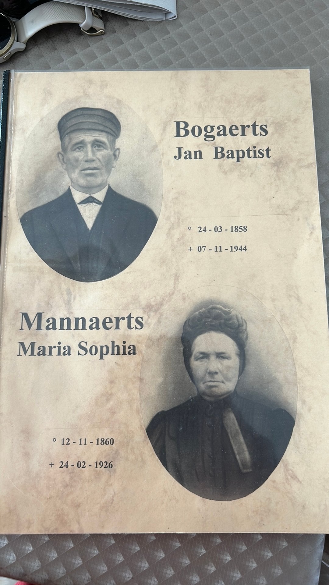 Stamboom Jan Baptist Boogaerts & Maria Sophia Mannaerts, Enlèvement, Livre ou Ouvrage de référence