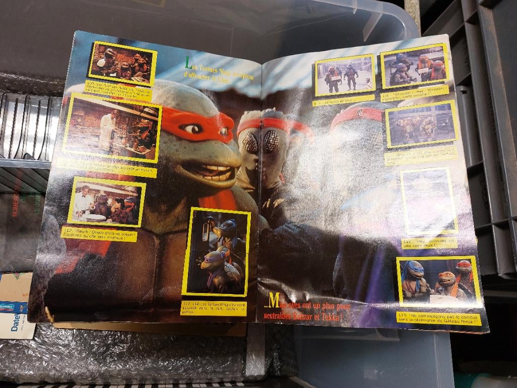 Album tortues ninja 2, Enlèvement, Utilisé, Cinéma, Télévision ou Audiovisuel