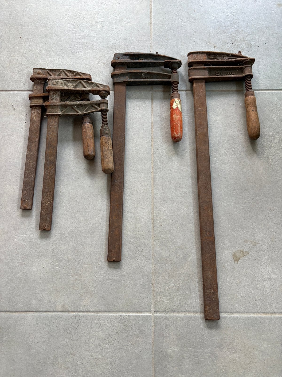 Lijmklemmen - sergeanten, Doe-het-zelf en Bouw, Ophalen, Gebruikt