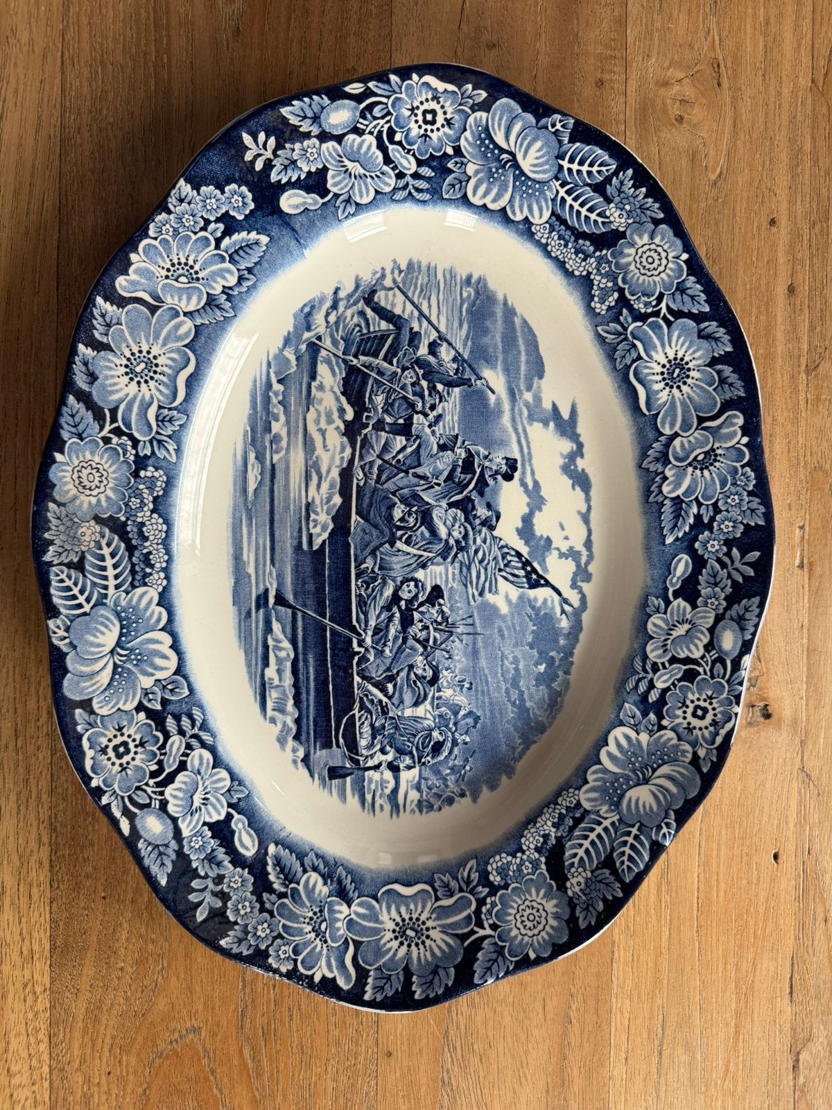Vintage ovale schotel, Antiek en Kunst, Ophalen