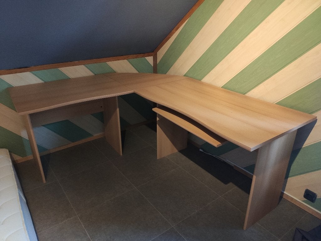 A vendre meuble bureau d'angle + chaise de bureau, Enlèvement, Utilisé, Bureau d'angle