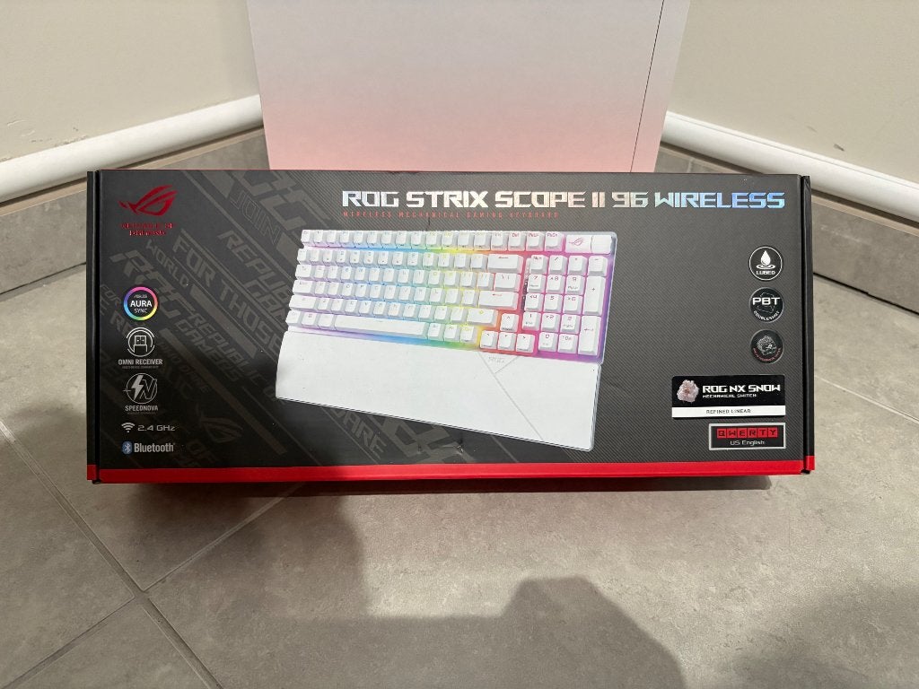 Asus ROG Strix Scope II 96 Wireless, Asus, Enlèvement ou Envoi, Comme neuf, Qwerty
