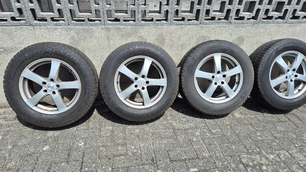 banden en velgen, Auto-onderdelen, Banden en Velgen, Ophalen, Gebruikt, Banden en Velgen, 17 inch