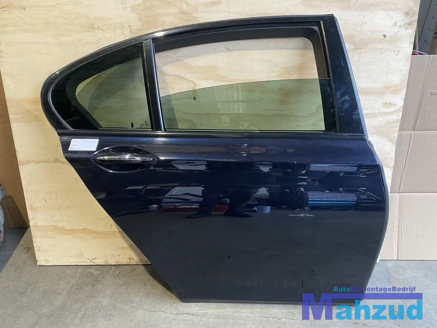 BMW 7 SERIE F01 Blauw rechts achter deur portier 2008-2015, Auto-onderdelen, Petuelring 130
80788  Munich, DE, Gebruikt, Deur