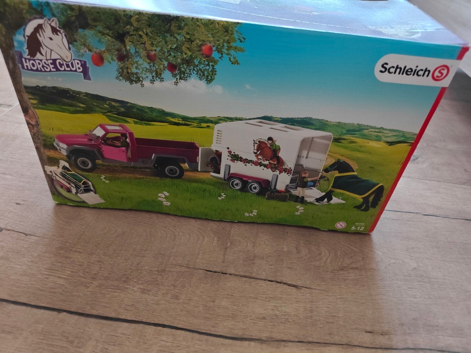 Schleich paardentrailer grote doos, Ophalen of Verzenden