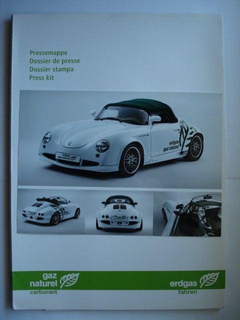 Gaz naturel carburant erdgas fahren Pressemappe/dossier de p, Verzenden, Gelezen, Porsche