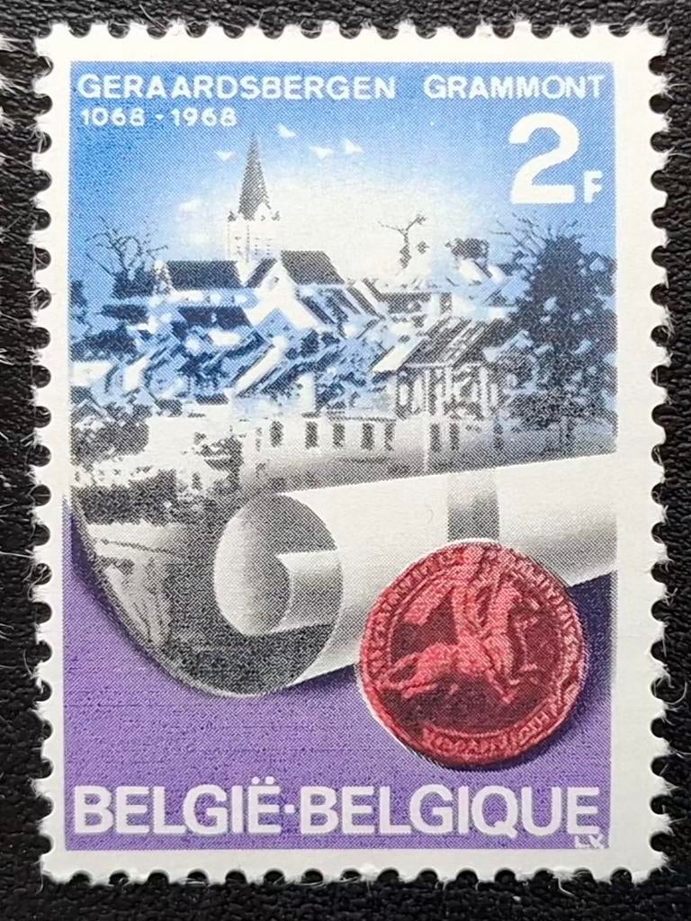 Belgique : COB 1448-V ** Historique 1968., Sans timbre, Neuf, Enlèvement ou Envoi, Non oblitéré