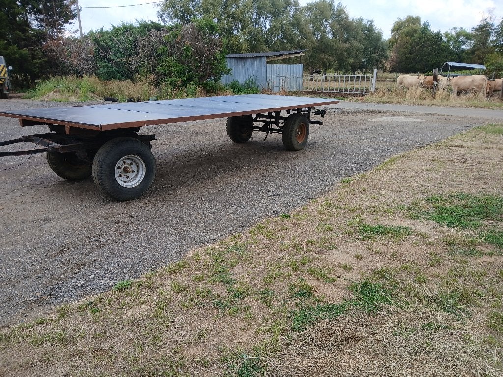 Platte wagen, Ophalen