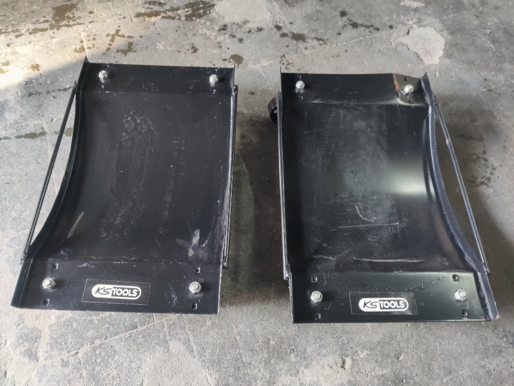 2 Chariots de déplacement véhicule KS Tools, Enlèvement, Utilisé