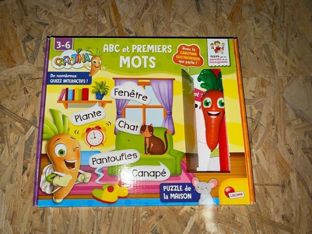 Jeu ABC et premiers mots Carolina de Lisciani, Enlèvement ou Envoi, Neuf, Électronique, Avec lumière
